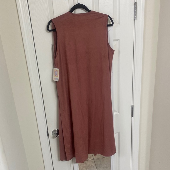 NWT - LulaRoe Sleeve-less Long Vest (M) - Picture 2 of 6